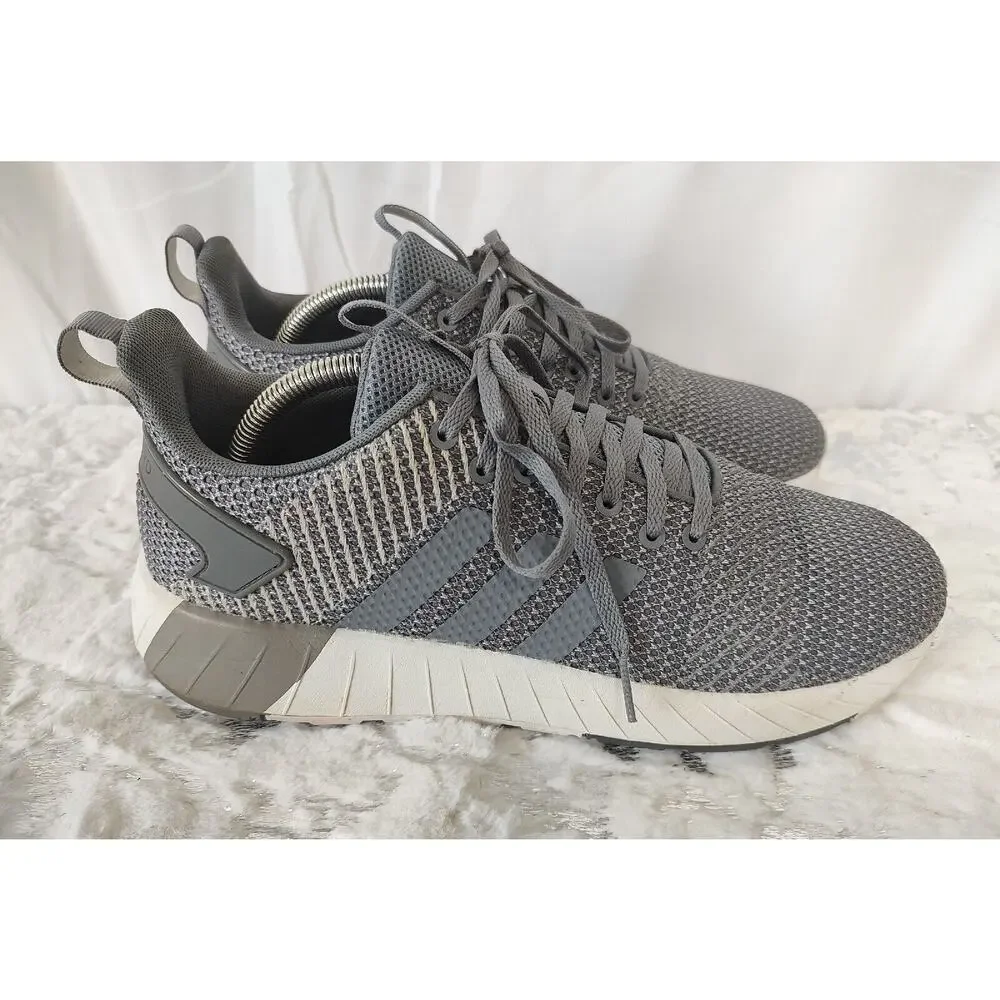 Adidas Questar BYD Mens Grey White Cloudfoam Running Shoes DB1544 Size 11.5